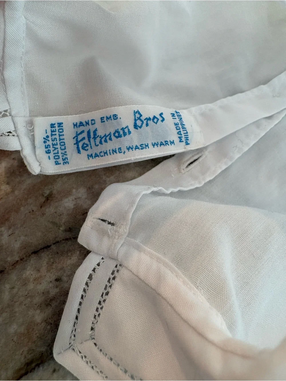 Vintage Feltman Brothers Baby Boy Suit Gingham Blue Shorts Holiday White Set